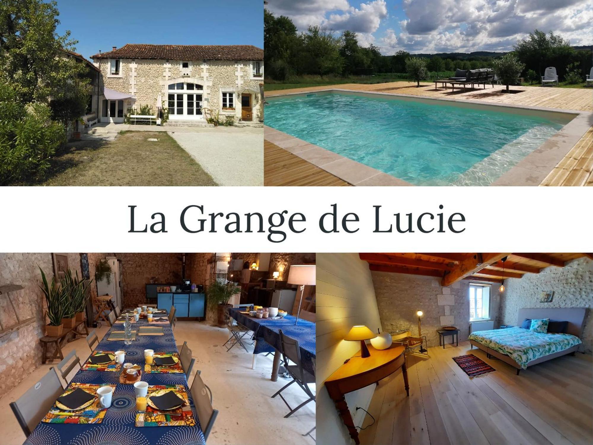 La Grange de Lucie -chambres d'hôtes en Périgord-Dordogne Nanteuil-Auriac-de-Bourzac Extérieur photo